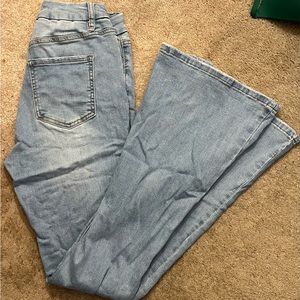 Rue 21 curvy flare jeans!